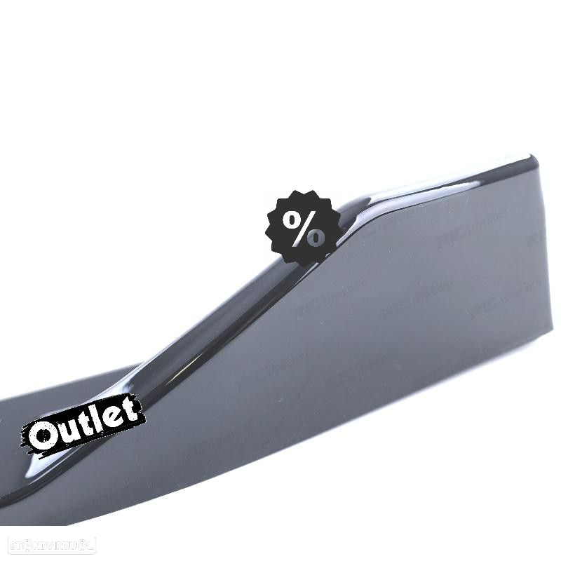 C010881C1 SPOILER LIP VOLKSWAGEN VW GOLF 6 08-12 PRETO BRILHANTE - 8