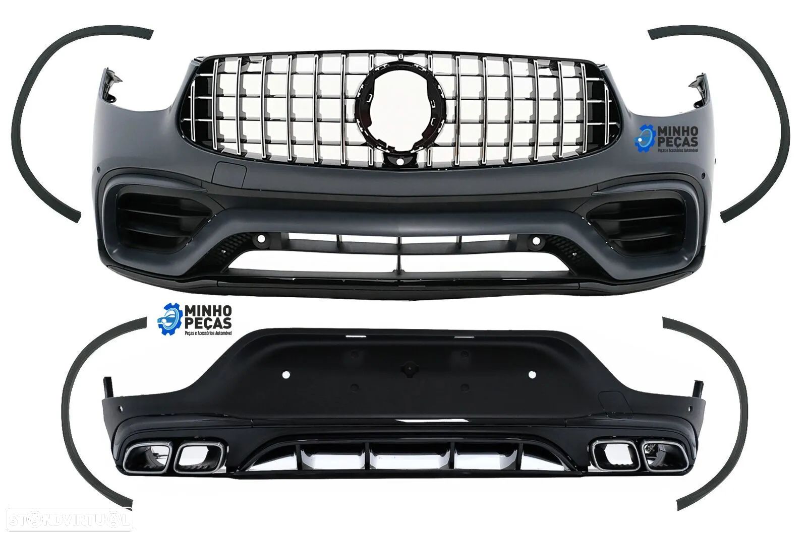 Kit Completo Mercedes GLC Coupê (C253) Look GLC63 Facelift - 1