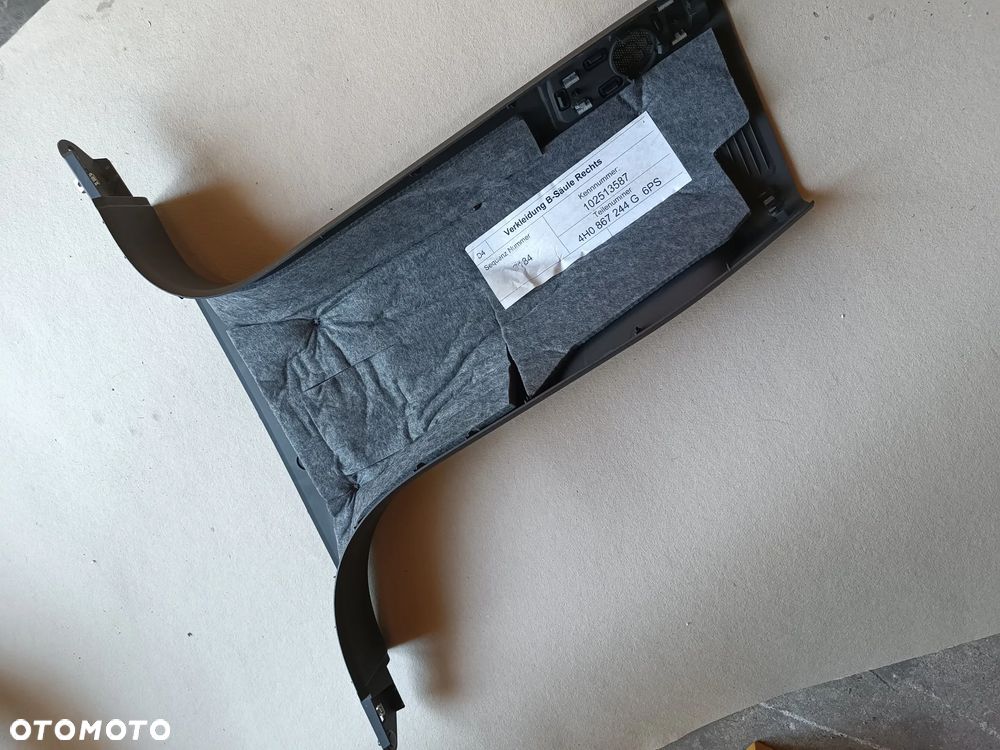 OSŁONA POSZYCIE SŁUPKA AUDI A8 D4 4H0867244G - 2