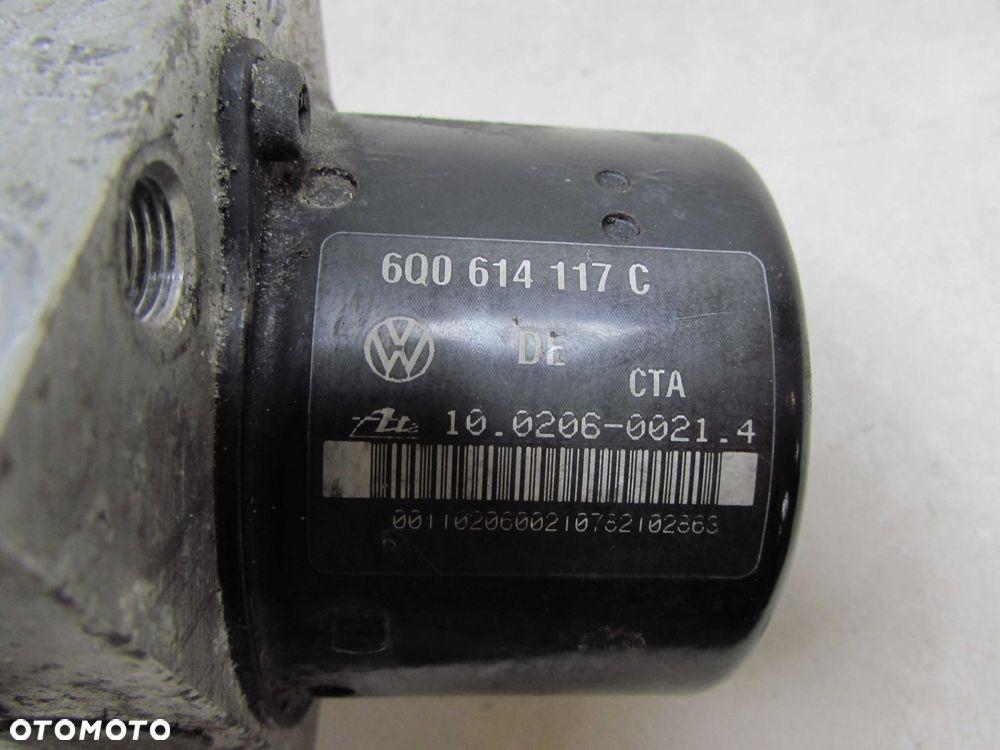 VW POLO IV 9N 01-09 SKODA FABIA I SEAT IBIZA III POMPA STEROWNIK ABS 6Q0907379E 6Q0614117C - 6