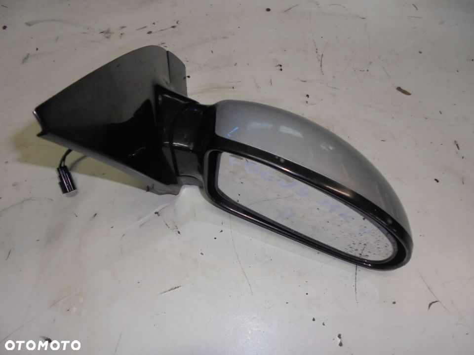 LUSTERKO PRAWE LEWE FOCUS MK1 ELEKTRYCZNE SREBRNE - 1