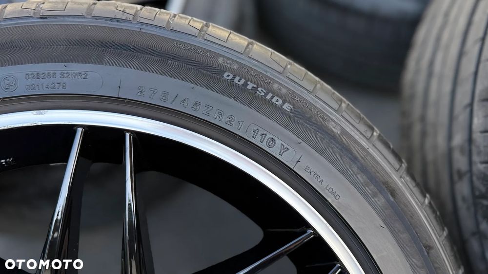 Kola r21 5x130 275/45 ET48 10.5J audi q7 sq7 porsche cayenne volkswagen vw touareg DOTZ Black alufelgi LongBeach - 5
