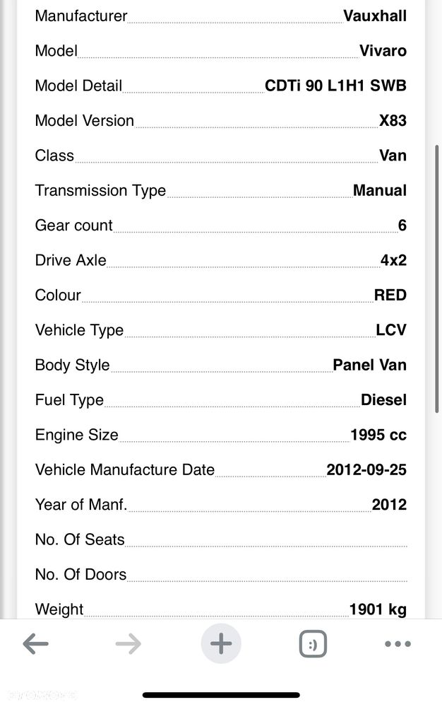 Silnik Vivaro Trafic 2.0 dCi M9R630 Euro5 mr9 630 - 5