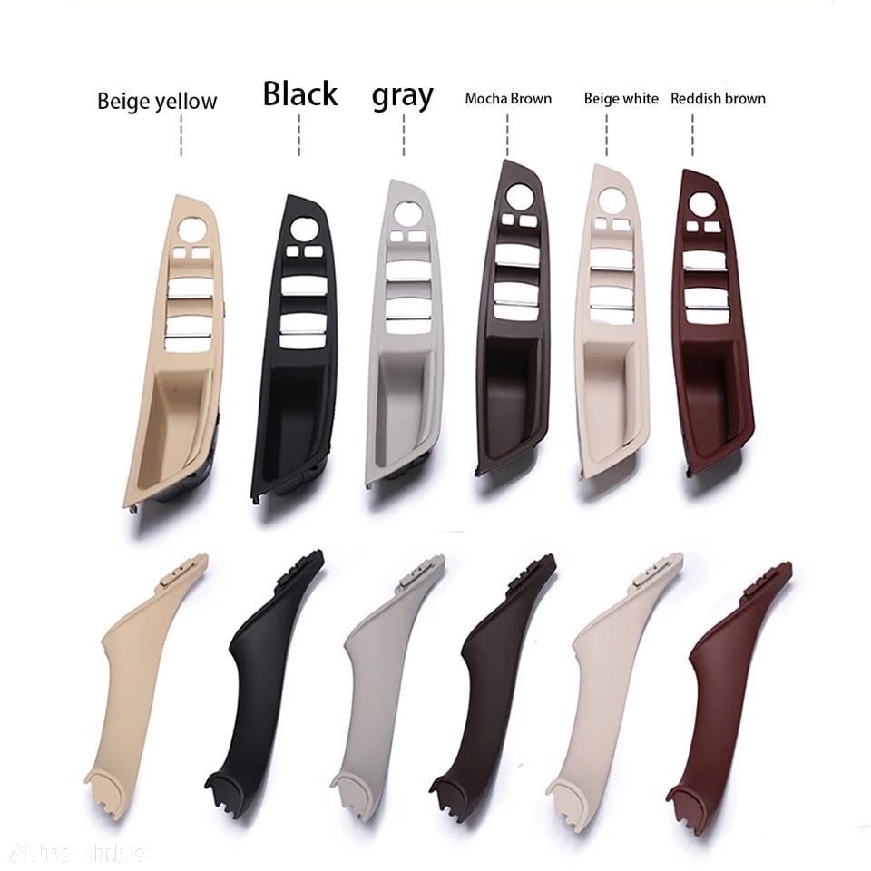 Maner interior usa sofer Bmw seria 5 F10/F11 negru,crem,alb - 2