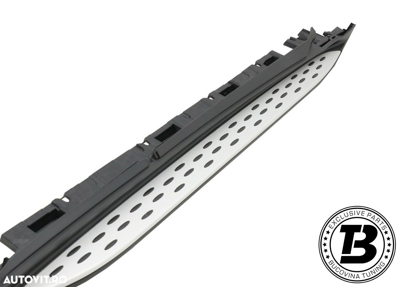 Praguri Aluminiu compatibile cu Mercedes GLC C253 X253 cu MONTAJ INCLUS - 3