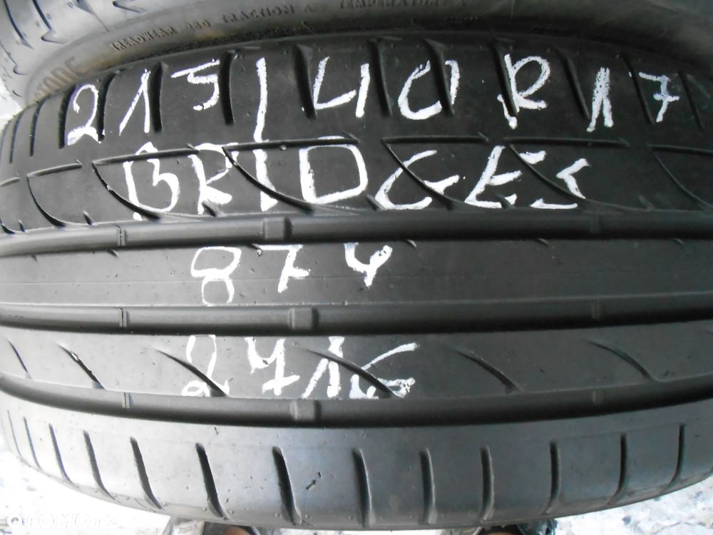 OPONY 215/40R17 BRIDGESTONE POTENZA S001 DOT 2716 7.7MM - 3