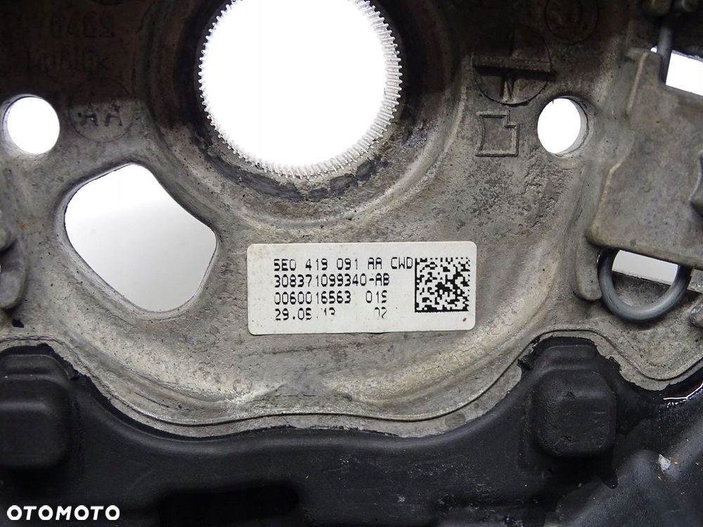 KIEROWNICA SKÓRA SKÓRZANA SKODA OCTAVIA III 5E 5E0419091AA - 11