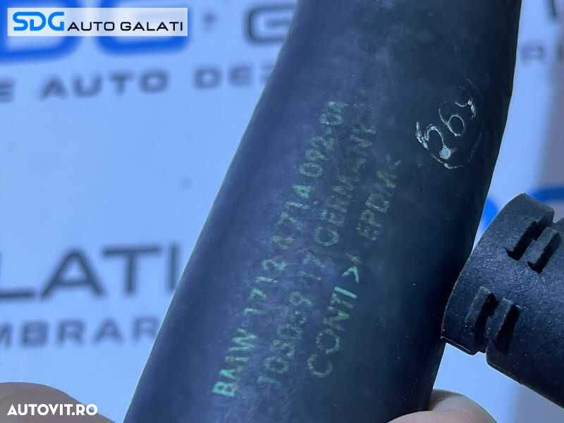 Furtun Conducta Radiator Apa Lichid Racire Motor Antigel BMW Seria 1 E81 E87 118 120 2.0 D M47 2007 - 2011 Cod 4714092 17124714092 - 4