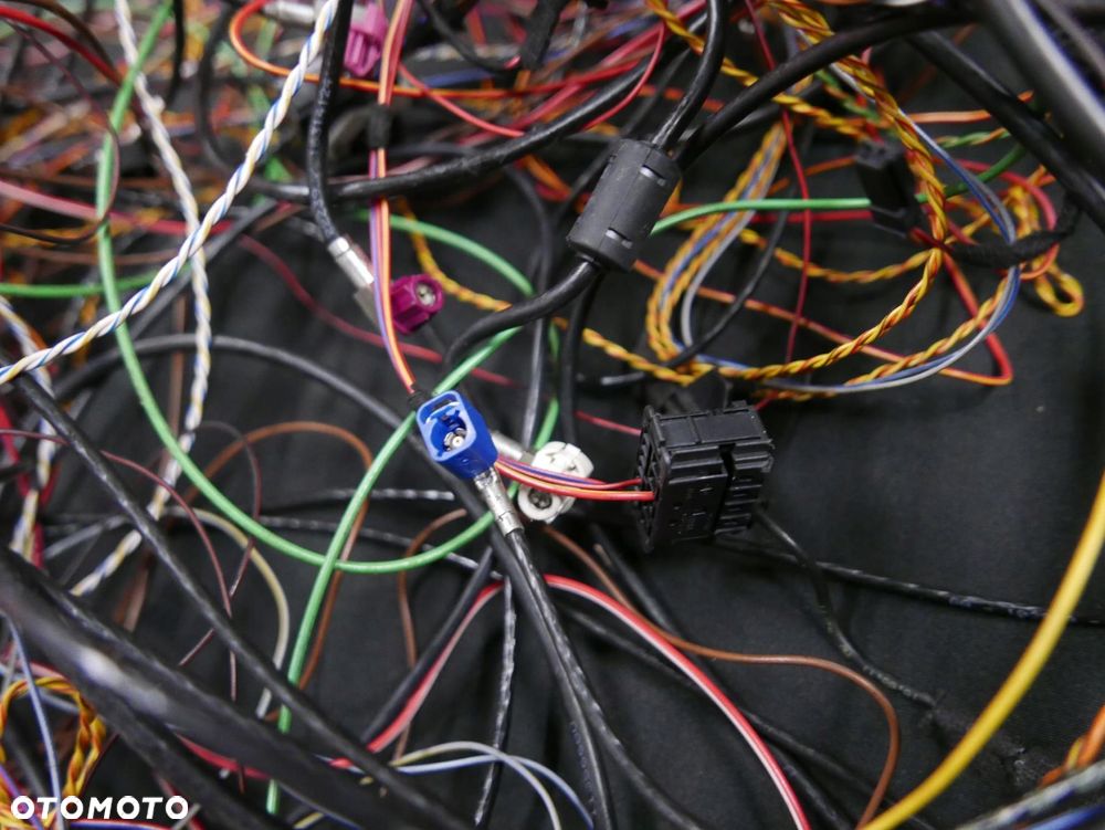 bmw f12 wiązka instalacja radia nawigacji 9247162 - 5