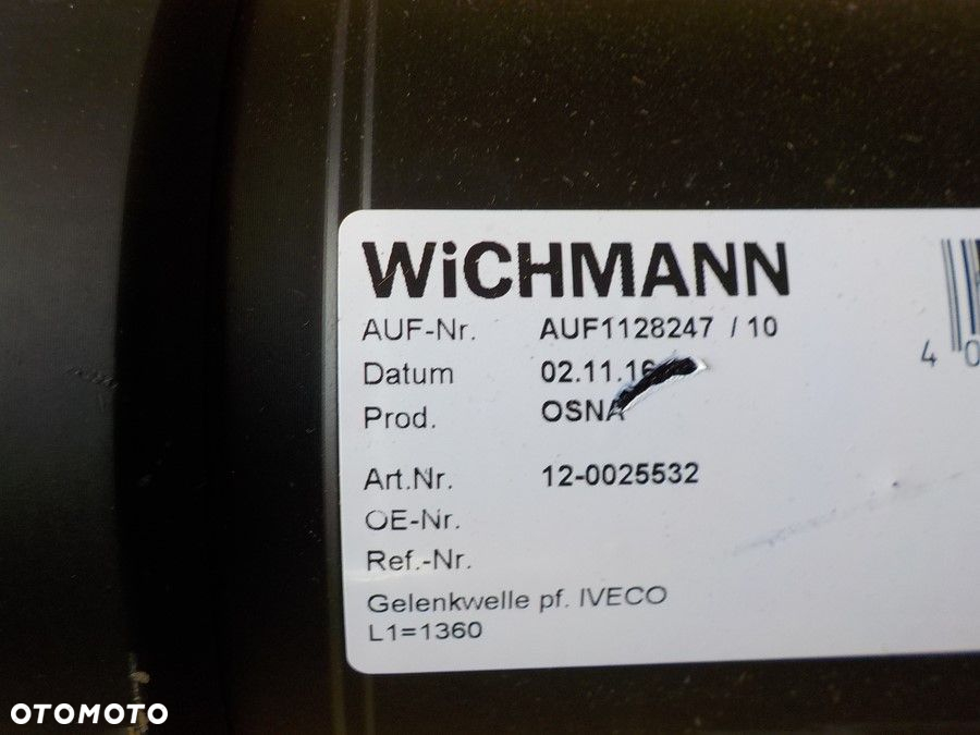 iveco wał 136cm eurotech stralis magirus eurocarg - 2