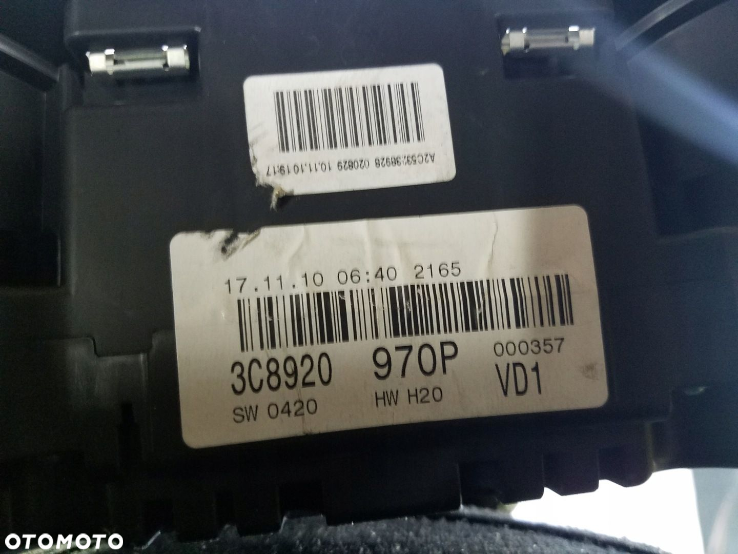LICZNIK ZEGARY PASSAT CC 2.0 TDI 3C8920970P - 3
