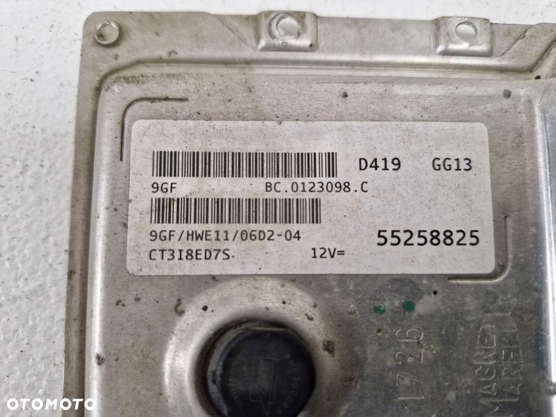 fiat 500x 1.6 b sterownik komputer ecu silnika 55258825 - 3