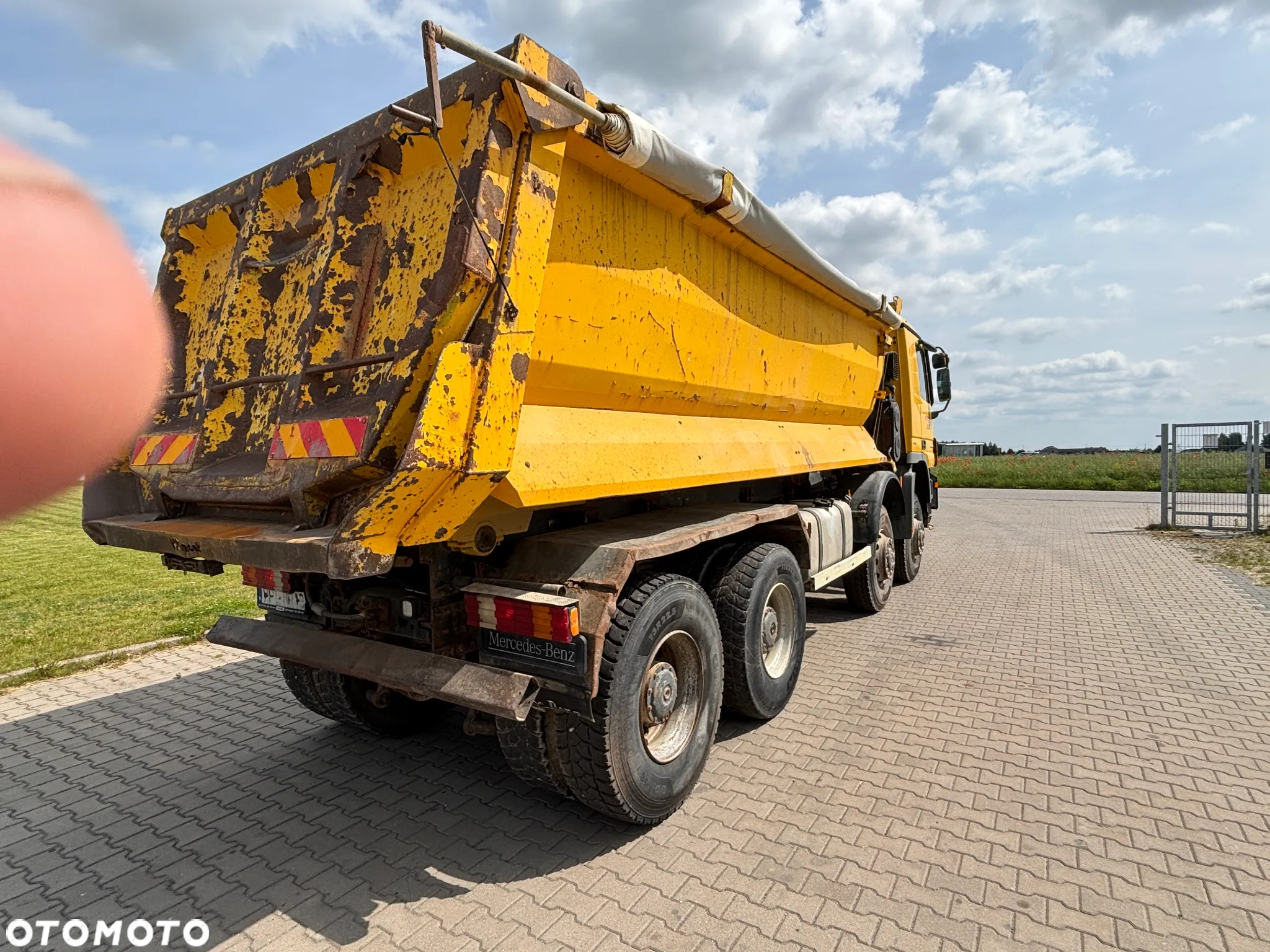 Mercedes-Benz ACTOROS 4144, skrzynia EPS, napęd 8x8 ,  wywrotka , wersja wzmocniona 5 piór tył, wywrotka , mulda , - 8