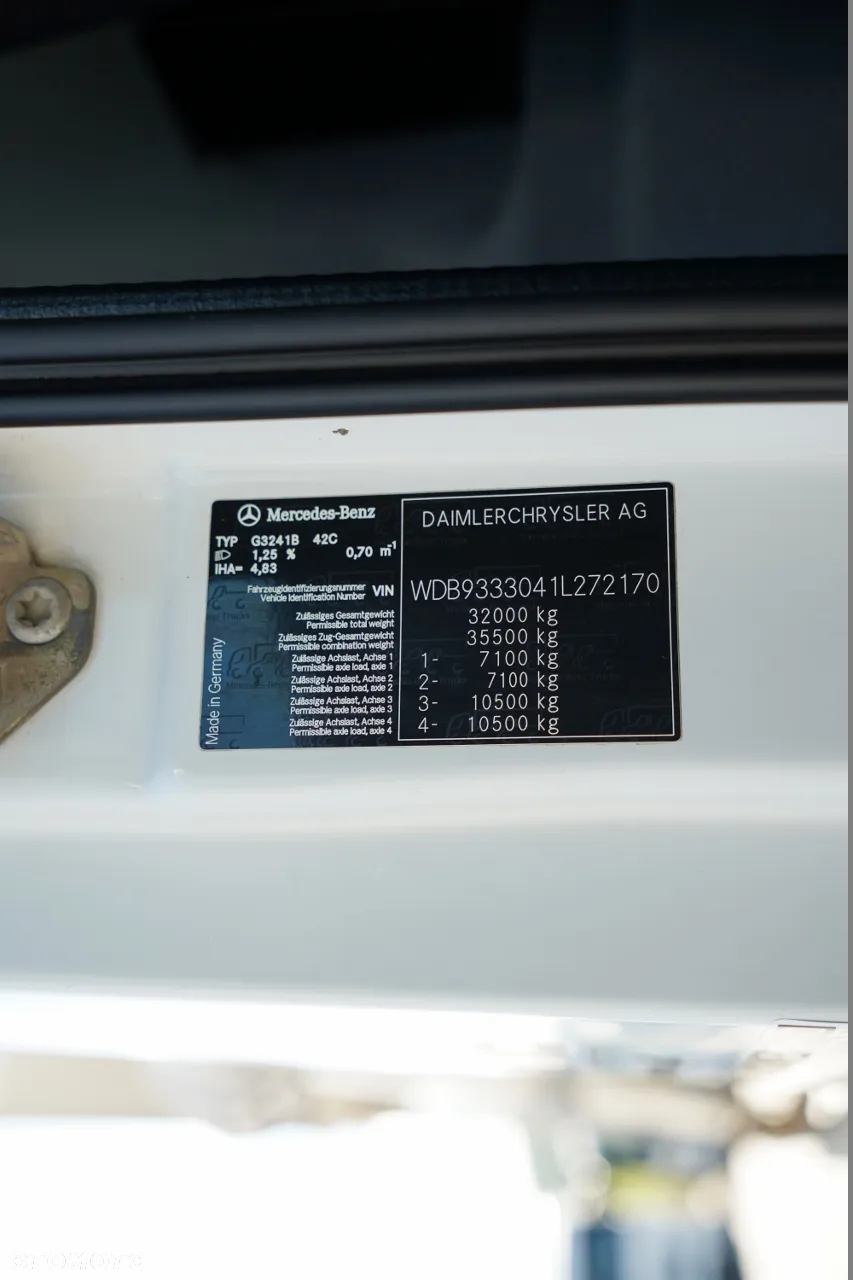 Mercedes-Benz ACTROS 3241 / POMPOGRUSZKA / 8X4 / BETONIARKA + POMPA SERMAC 3Z24 / EPS + SPRZĘGŁO / ALUFELGI - 32