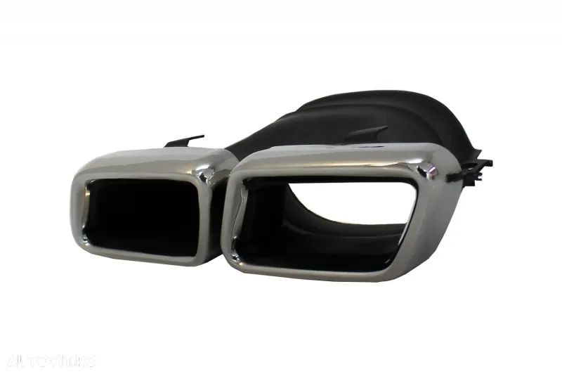 Difuzor Bara Spate compatibil cu Mercedes GLC X253 SUV (2015-07.2019) GLC63 Ornamente Tobe Crom - 6