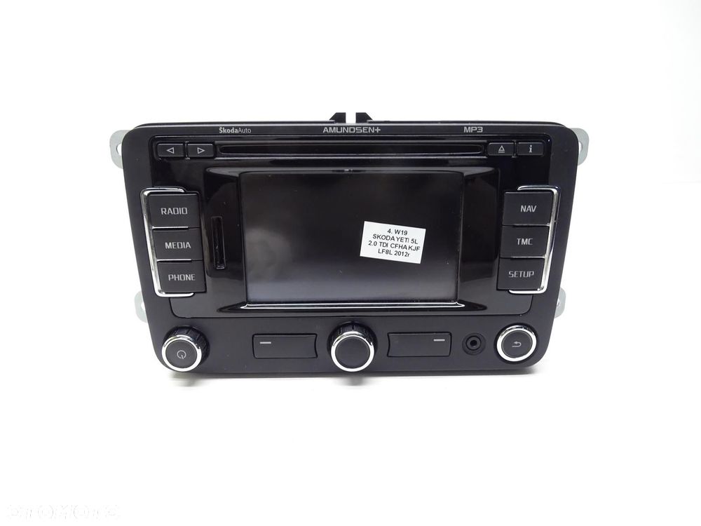 RADIO RADIOODTWARZACZ CD MP3 NAVI NAWIGACJA 3T0035192F SKODA YETI I 5L - 1