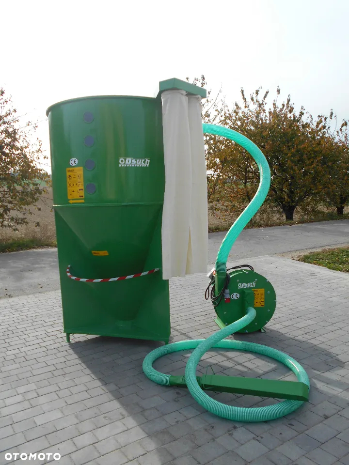 Mieszalnik pasz 500-2000kg + Śrutownik/rozdrabniacz ssący 7,5/11/15kw waga OSUCH transport od ręki - 8