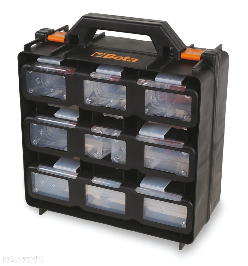 beta organizer tool case with 12 removable tote-trays 51900001 - 3
