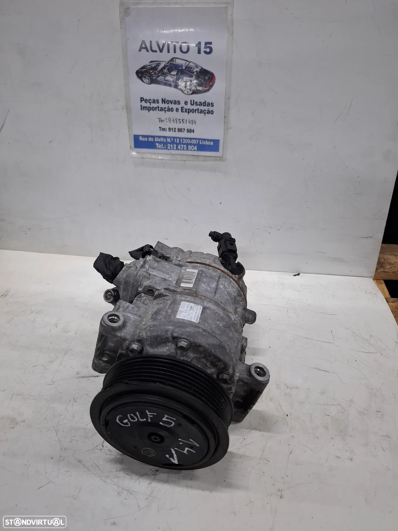 Compressor ar condicionado Golf V - 3
