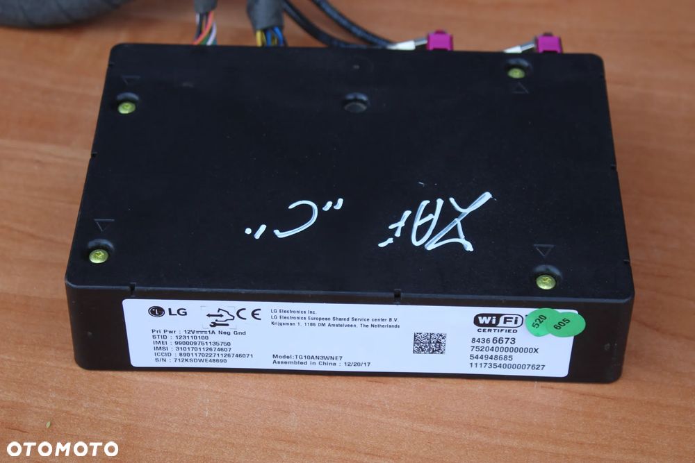 RADIO PANEL WYŚWIETLACZ NAWIGACJA OPEL ZAFIRA C PO LIFT KOMPLET EUROPA - 9