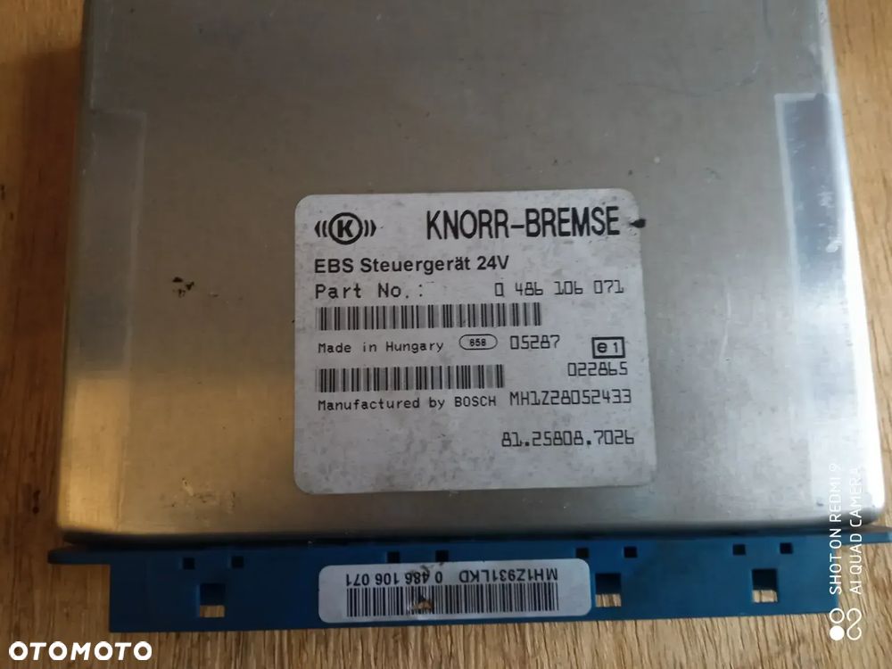 sterownik EBS MAN TGA  nr 0486106071
