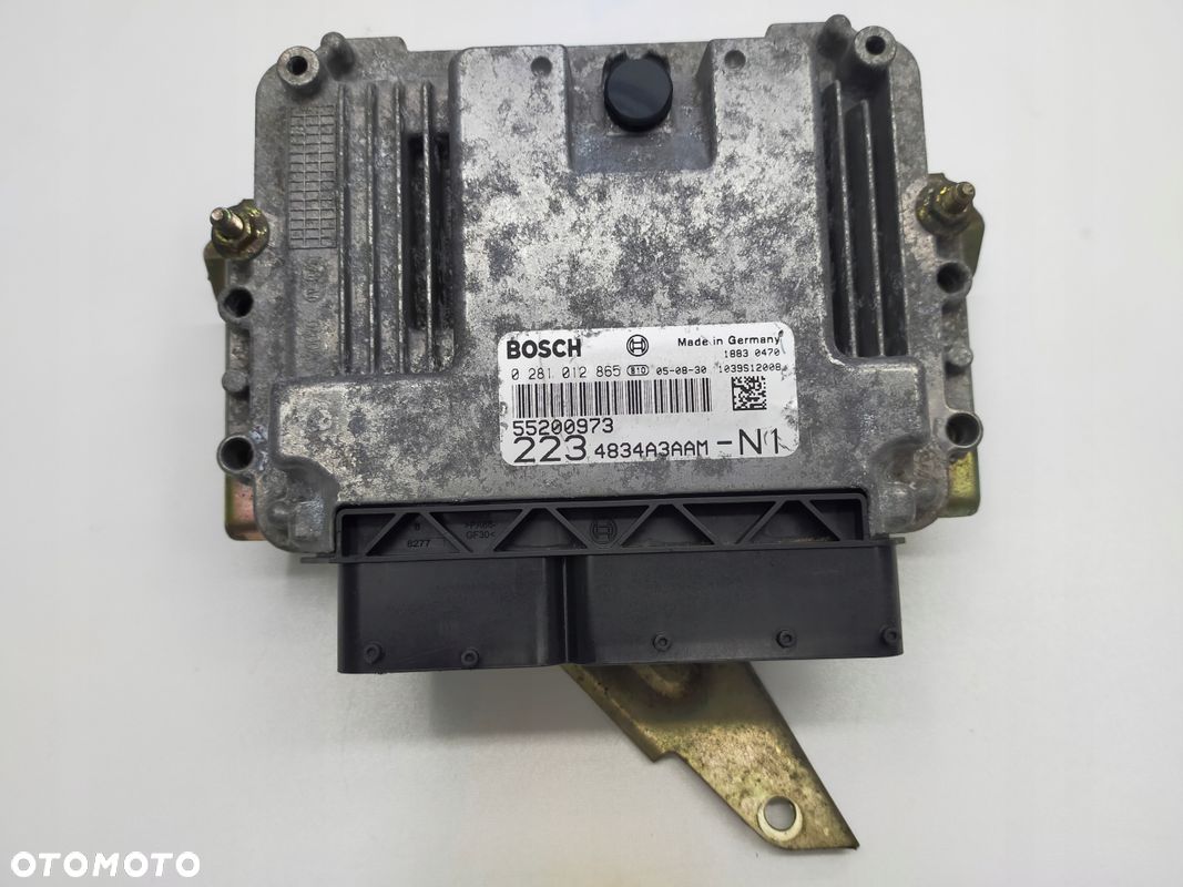 KOMPUTER SILNIKA FIAT DOBLO I 51798819 0281012865 1.9 105KM STEROWNIK - 1