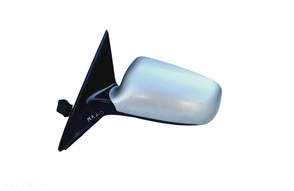 LUSTERKO ZEWNĘTRZNE ELEKTRYCZNE LEWE 5 PIN AUDI A6 C5 LIFT LY7W SREBRNE - 1