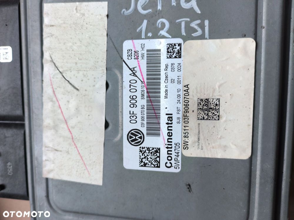 Jetta VI zestaw startowy 1,2TSI manual Golf VI Europa 2010-18r Volkswagen - 3