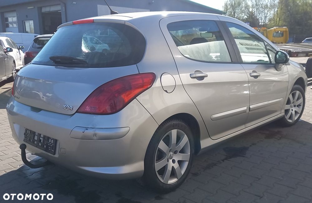 Peugeot 308 1,6 16V części maska klapa drzwi błotnik zderzak kod lakieru ETSC lampa reflelektor felgi wyposażnie wnętrza silnik 5FW / 5FS skrzynia biegów BVM5 - 4