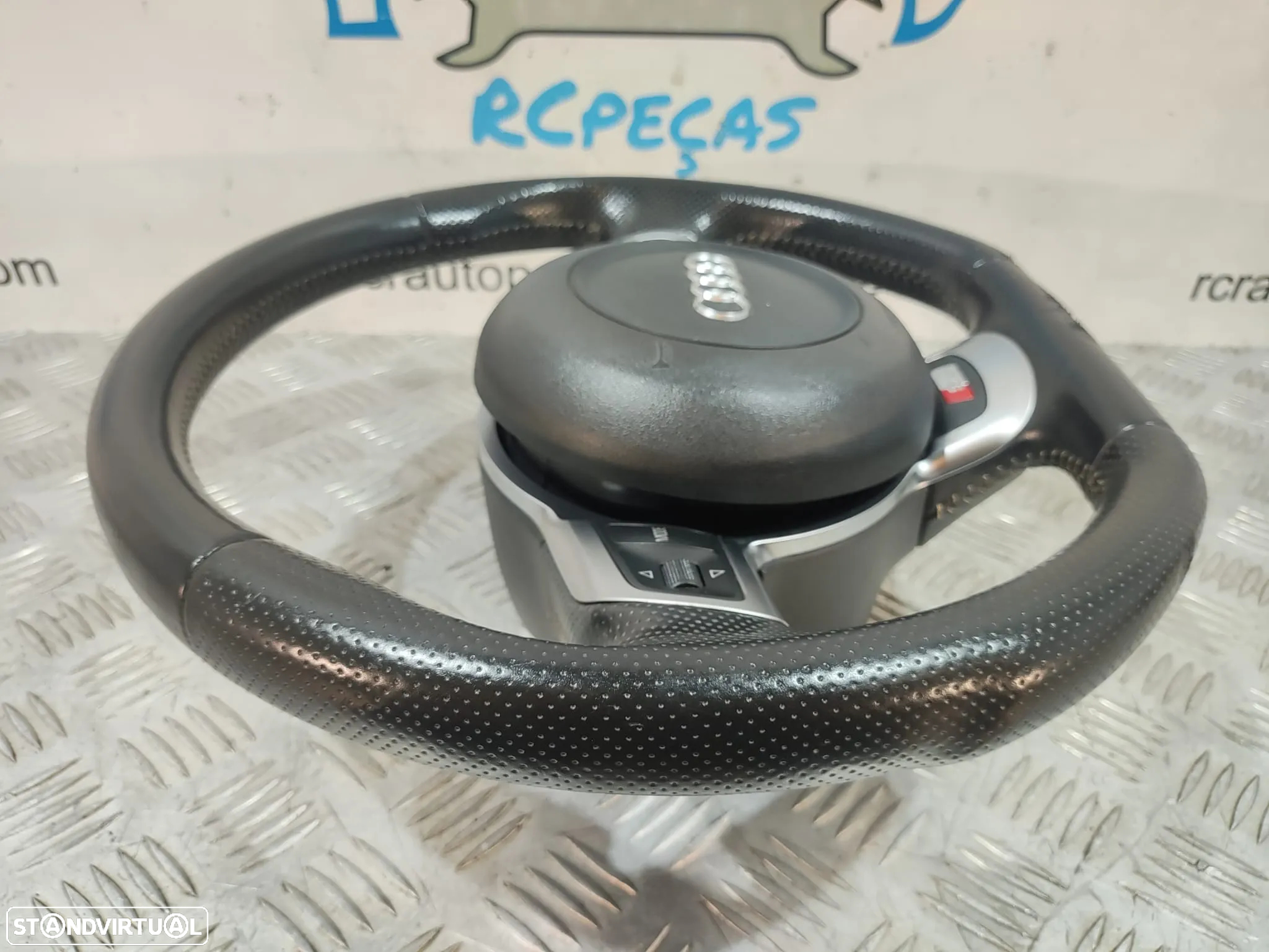 Volante pele Flat Bottom Audi TT 8J S-Line - 5