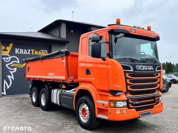 Scania r580 z Niemiec wywrot, wywrotka trój stronna, s3 kontrakt serwisowy scania kempf v8 idealny stan