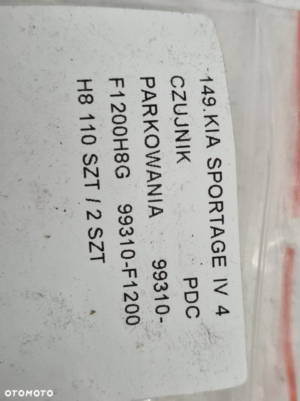KIA SPORTAGE 4 IV LIFT CZUJNIK PDC PARKOWANIA H8 99310-F1200H8G 99310-F1200 - 4