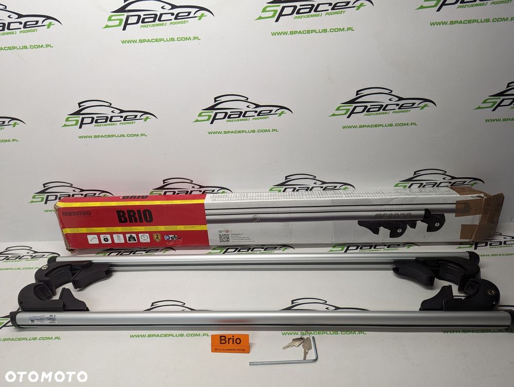 Bagażnik dachowy bazowy belki poprzeczki Brio na otwarte relingi. - 4