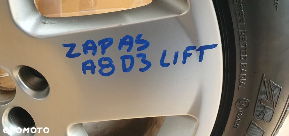 Koło zapasowe dojazdówka zapas Alufelga 5X112 R18 8.5J ET45 Audi A8 D3 4E0601025M - 14