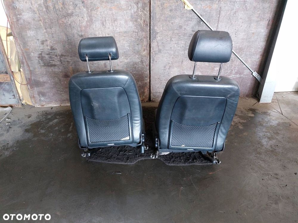 FOTEL LEWY PRZÓD + PRAWY PRZÓD AUDI A6 C5 SKÓRA - 5