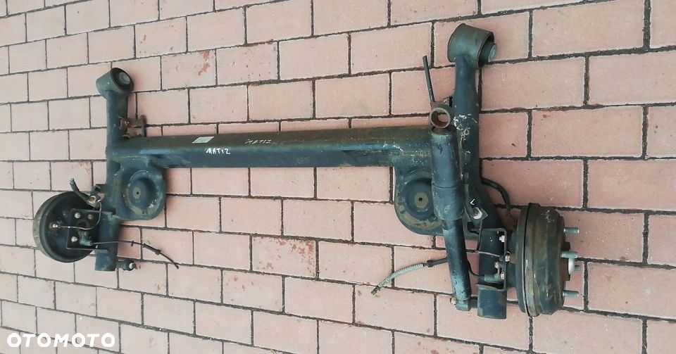 Belka tylna oś ośka zawieszenie zawiesie tył  sanki sanie Chevrolet MATIZ czop koła łożyska - 3