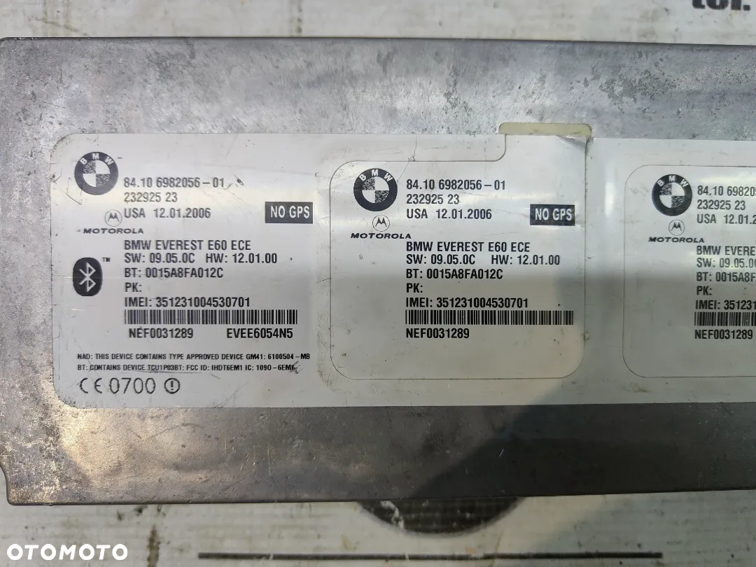 BMW E60 E90 E87 Moduł bluetooth 6982056 - 2