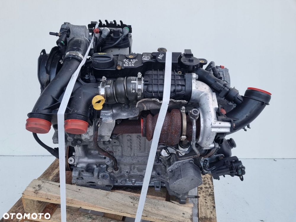 SILNIK KOMPLET Citroen C4 II 1.6 HDI ładnie pali 92KM 9H06 9HP - 1