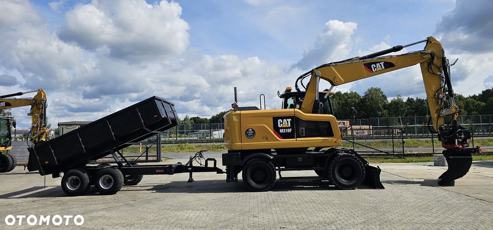 Caterpillar M318F M318 rototilt szczypce Leica przyczepa - 6