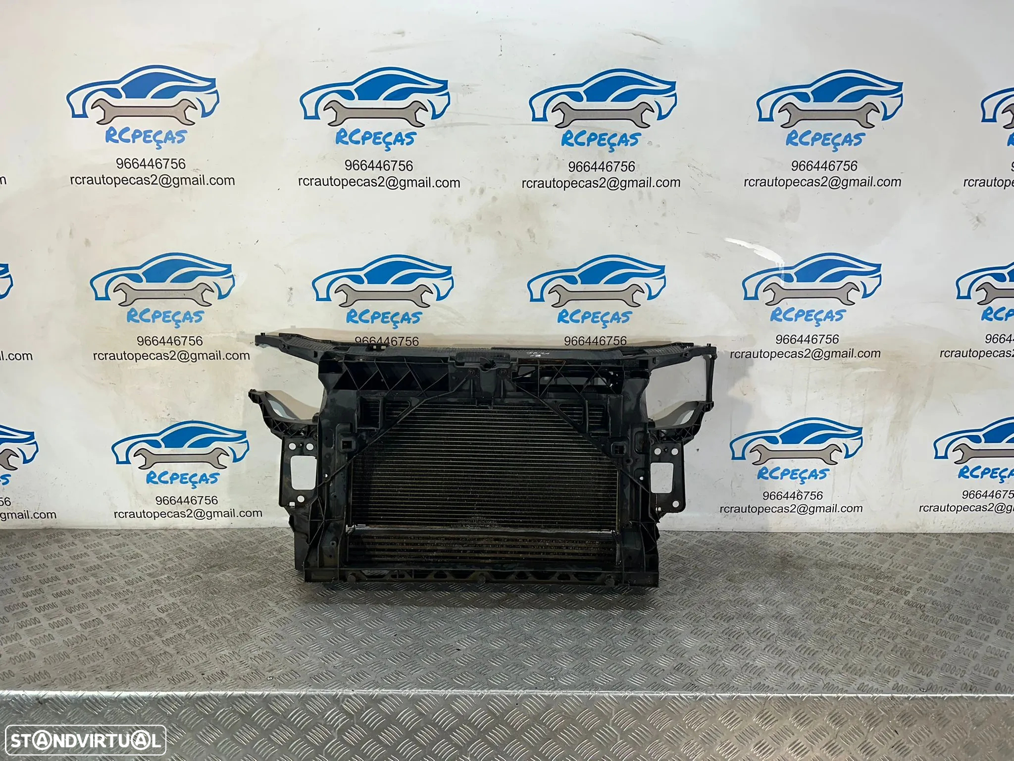 .Conjunto Frente Fibra / Chapa Radiador Intercooler Seat Ibiza 6J 6J0805588 2006 - 2012 - 2