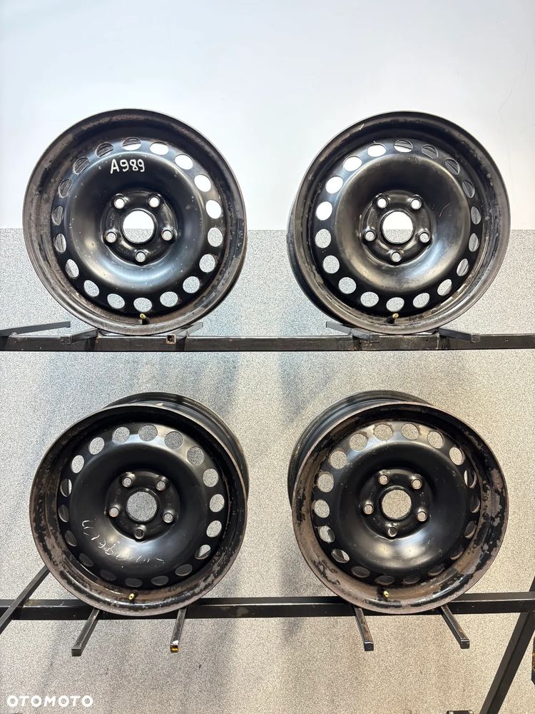 4 FELGI STAL. VW GOLF 5 , 6 , CADDY , TOURAN , SEAT LEON 2 , SKODA OCTAVIA 2  15'' 6J  ET47 - 1