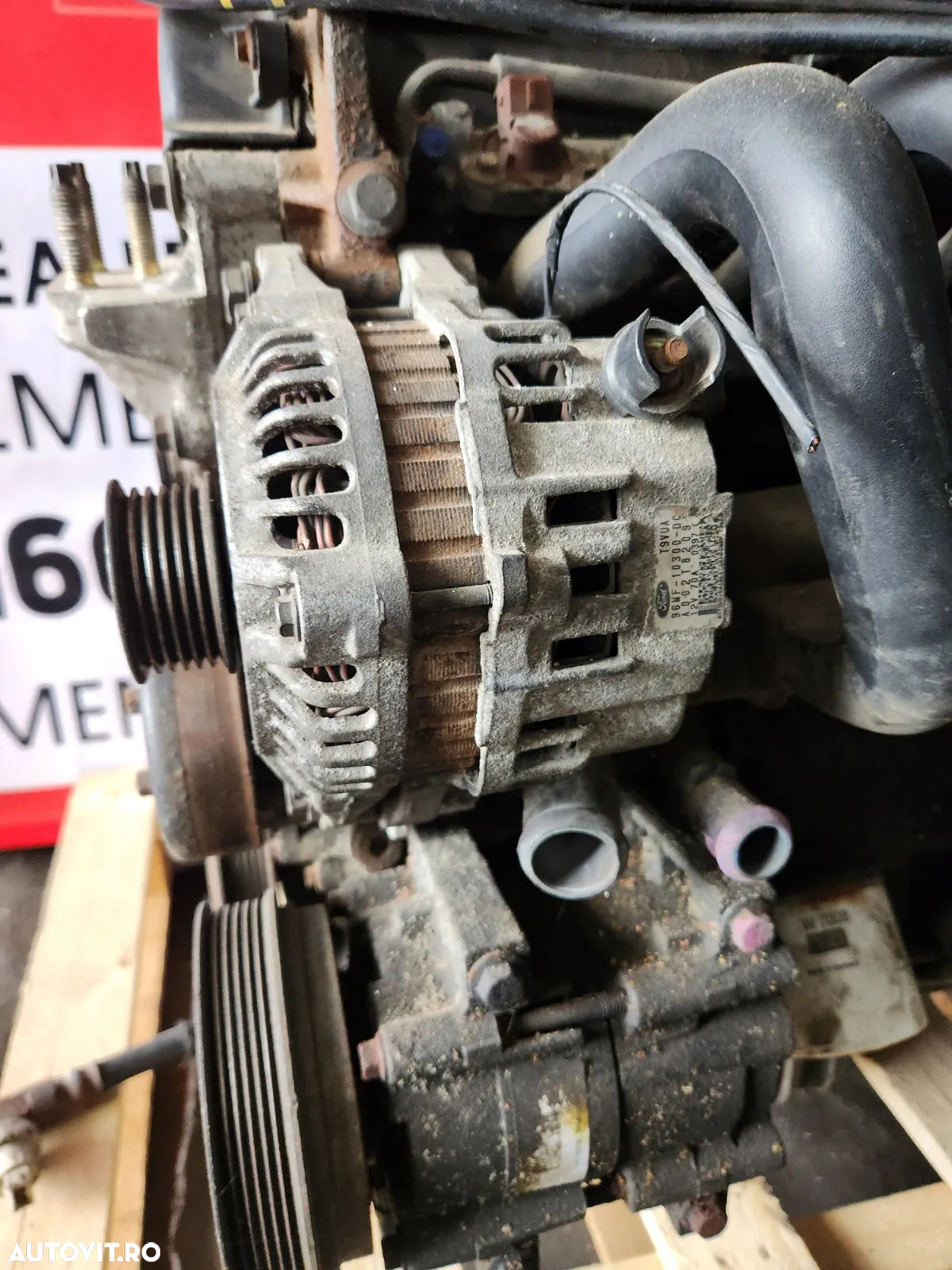 Alternator Ford Fiesta 1.2 1.25 1.3 Benzina Cod 96MF--DC Cod Motor DHA Factura Si Garantie - Dezmem - 2
