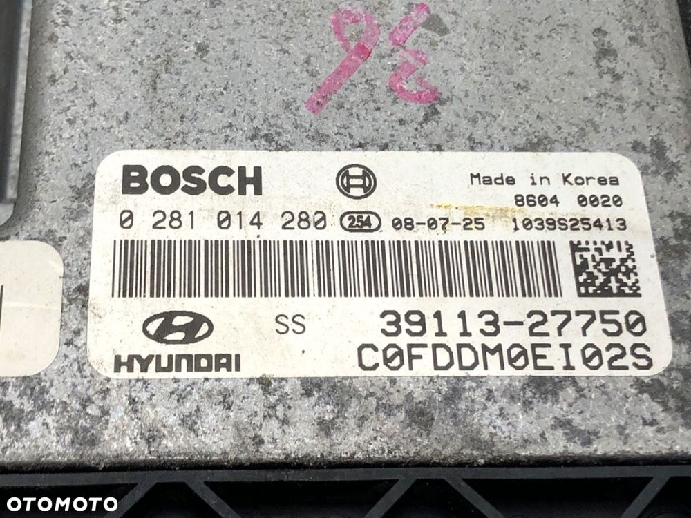 KOMPUTER SILNIKA  HYUNDAI i30 (FD) 2007 - 2012 2.0 CRDi 103 kW [140 KM] olej napędowy 2007 - 2011 - 4