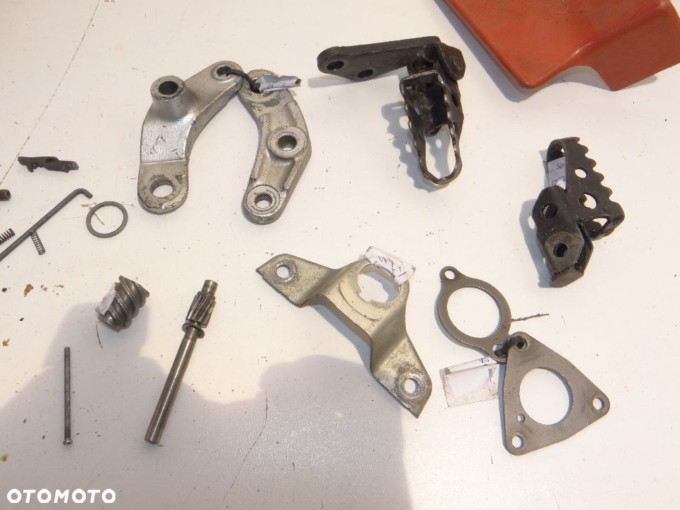 Suzuki TS 80 czacha owiewka przód boczek kosz sprzęgła podnóżki - 7
