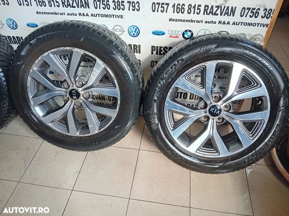 Set 5 Jante Aluminiu R17 Kia Sportage Hyundai IX35 Nissan Dacia Suzuki 5x114.3 225/60R17 - 6