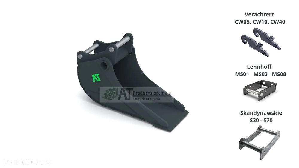 Łyżka kablowa 560/350litrów S60, Verachtert, Lehnhoff, VOLVO - PRODUCENT