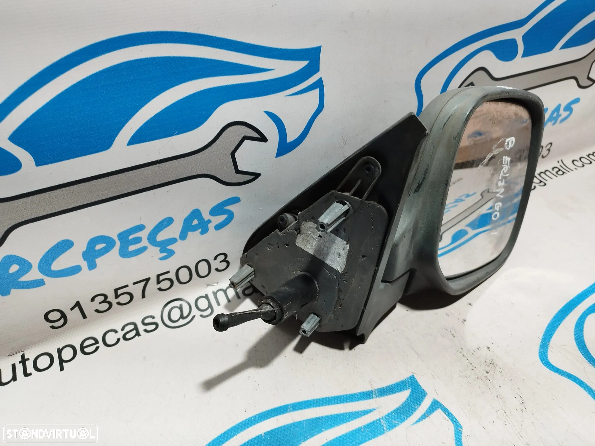 ESPELHO RETROVISOR DIREITO CITROEN BERLINGO I 1 MK1 96193823XT MANUAL ESPELHOS RETROVISORES - 6