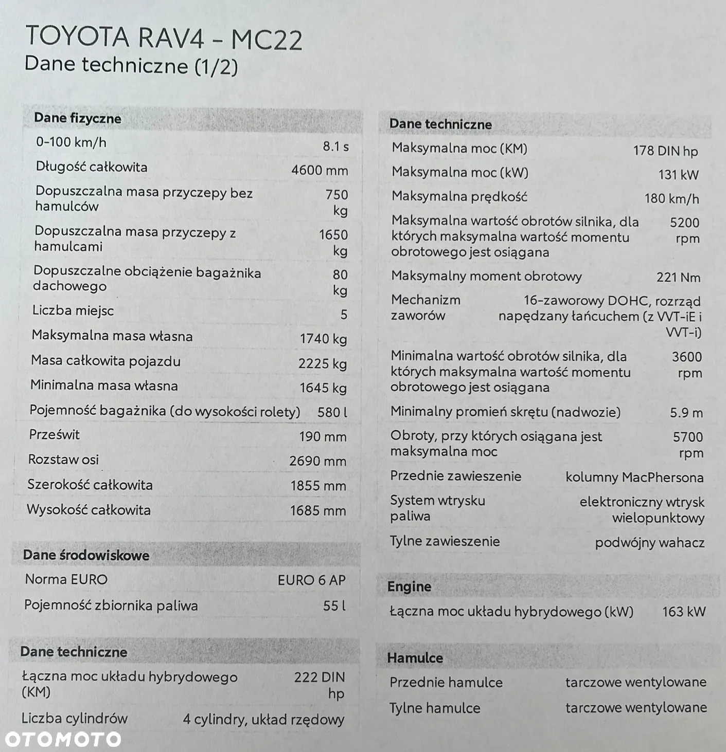 Toyota RAV4 2.5 Hybrid Comfort 4x4 - 13