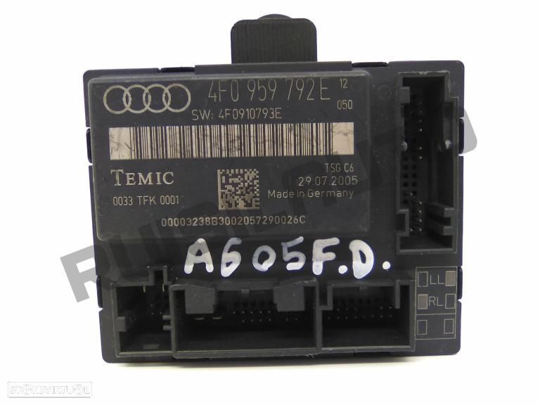 Módulo Confort / Fecho Central 4f095_9792e Audi A6 C6 (4f) [200 - 1