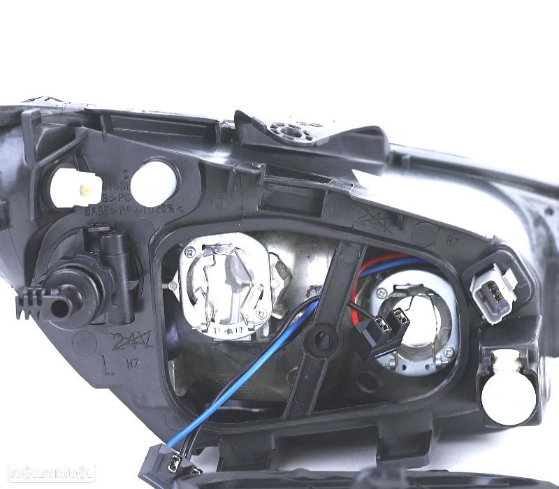 FARÓIS PEUGEOT 206 06- CABRIO HATCHBACK SW GTI PRETO H7 - 3